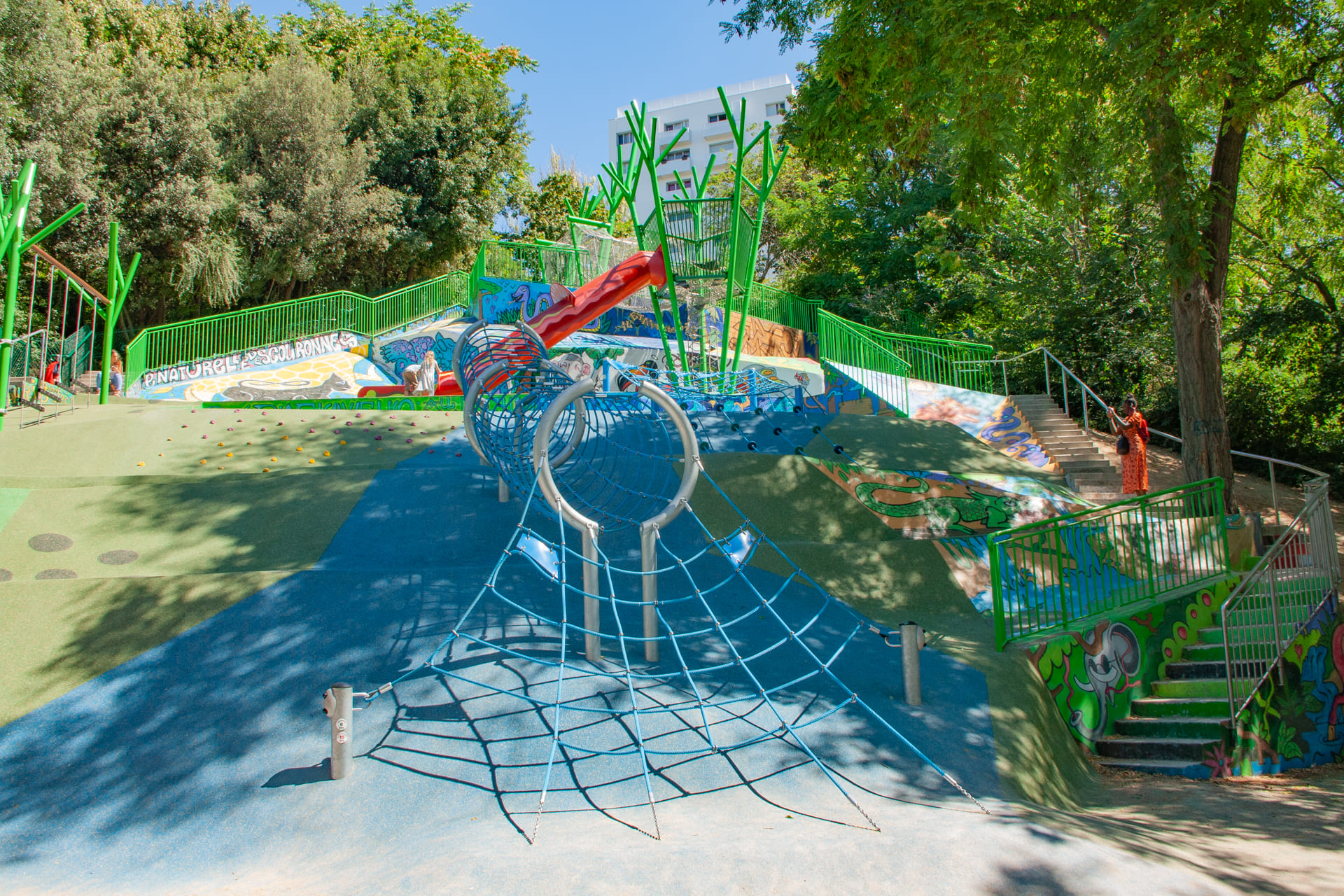 Retour en images : L'aire de jeux du Parc de Belleville à Paris - Land'Act